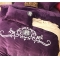 91家纺网 家纺一手货源 找家纺 左岸 毛巾绣水晶绒四件套 劳斯莱斯-紫