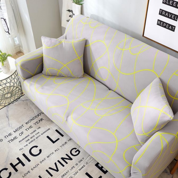 91家纺网 家纺一手货源 找家纺 兴妮雅家纺 2018新款卡通风格沙发套 休闲格调