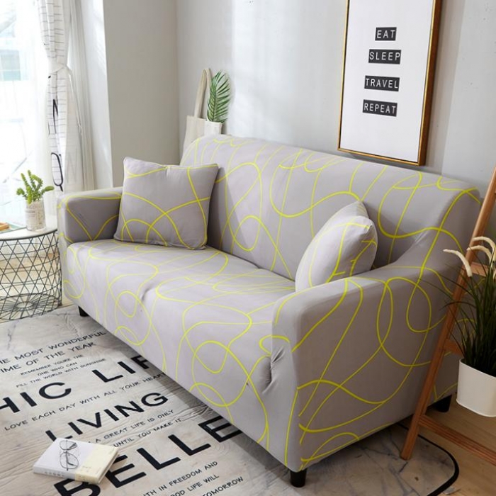 91家纺网 家纺一手货源 找家纺 兴妮雅家纺 2018新款卡通风格沙发套 休闲格调