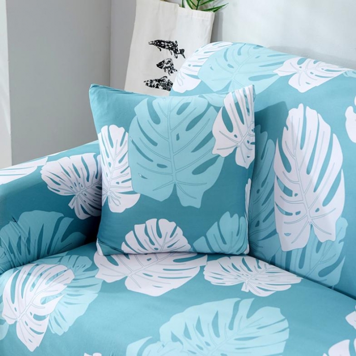 91家纺网 家纺一手货源 找家纺 兴妮雅家纺 2018新款卡通风格沙发套 叶之语