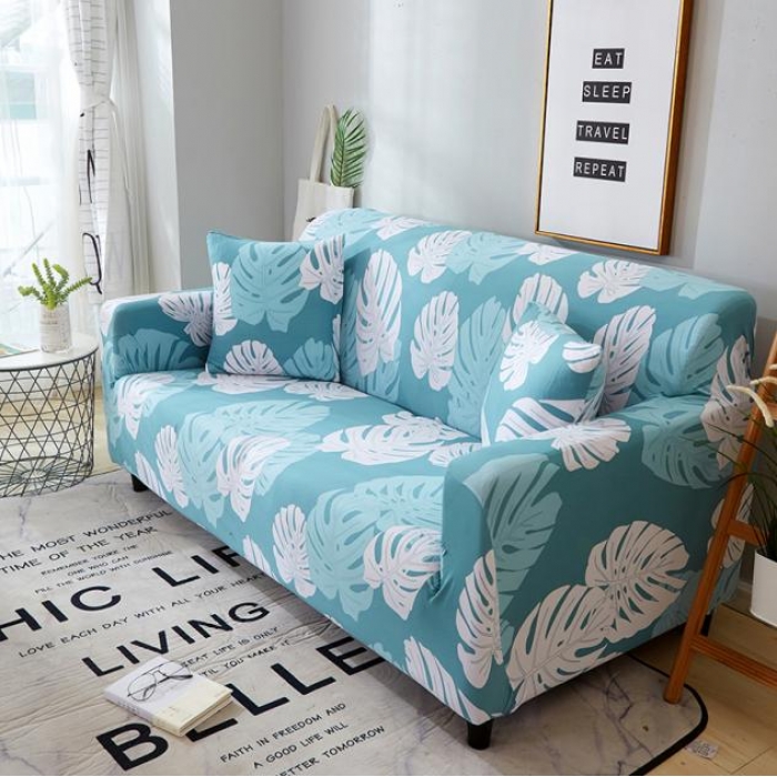 91家纺网 家纺一手货源 找家纺 兴妮雅家纺 2018新款卡通风格沙发套 叶之语