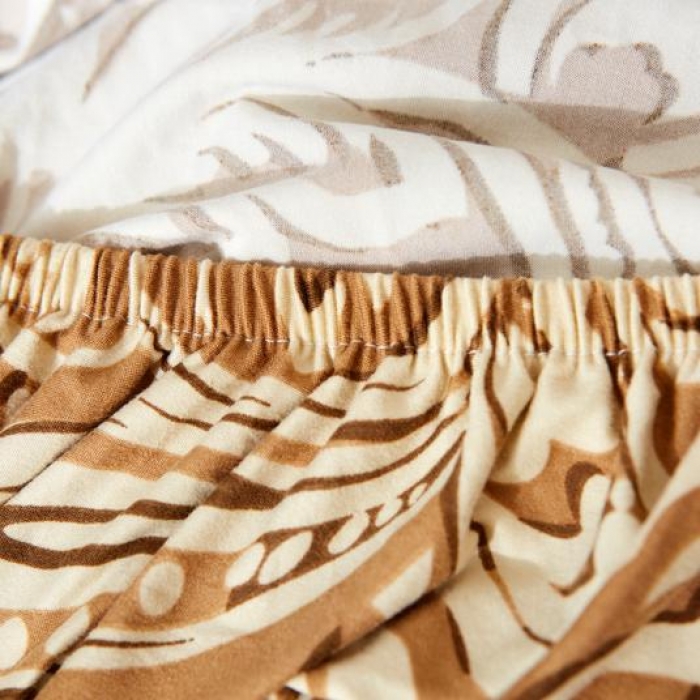 91家纺网 家纺一手货源 找家纺 兴妮雅家纺 2018新款小清新风格沙发套 凤尾咖