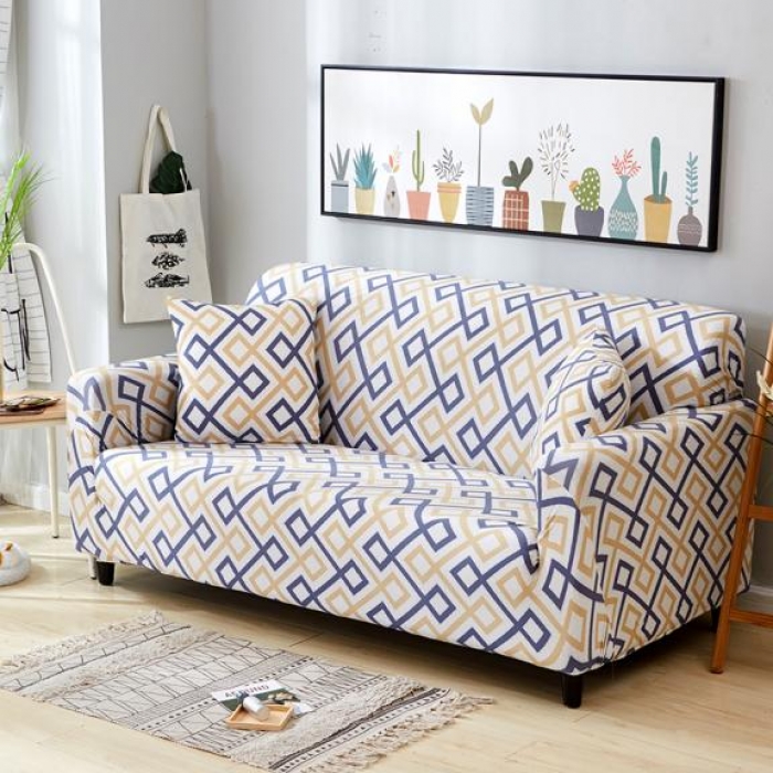 91家纺网 家纺一手货源 找家纺 兴妮雅家纺 2018新款小清新风格沙发套 简约时代