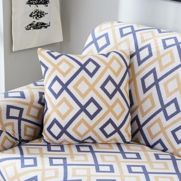 91家纺网 家纺一手货源 找家纺 兴妮雅家纺 2018新款小清新风格沙发套 简约时代