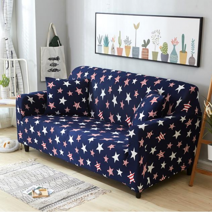 91家纺网 家纺一手货源 找家纺 兴妮雅家纺 2018新款小清新风格沙发套 欧美风