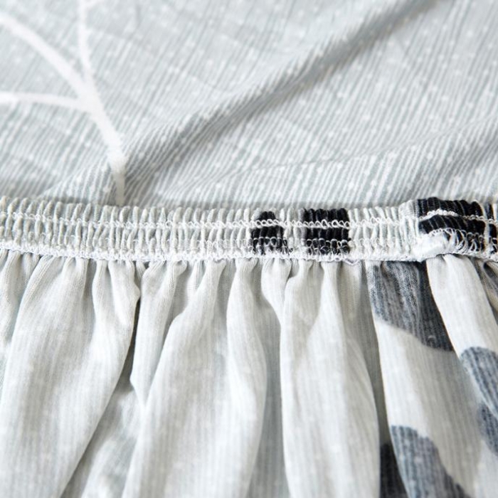 91家纺网 家纺一手货源 找家纺 兴妮雅家纺 2018新款小清新风格沙发套 叶知秋