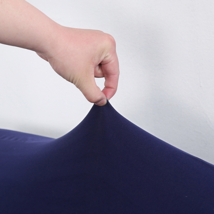 91家纺网 家纺一手货源 找家纺 兴妮雅家纺 2018新款纯色系列沙发套藏蓝