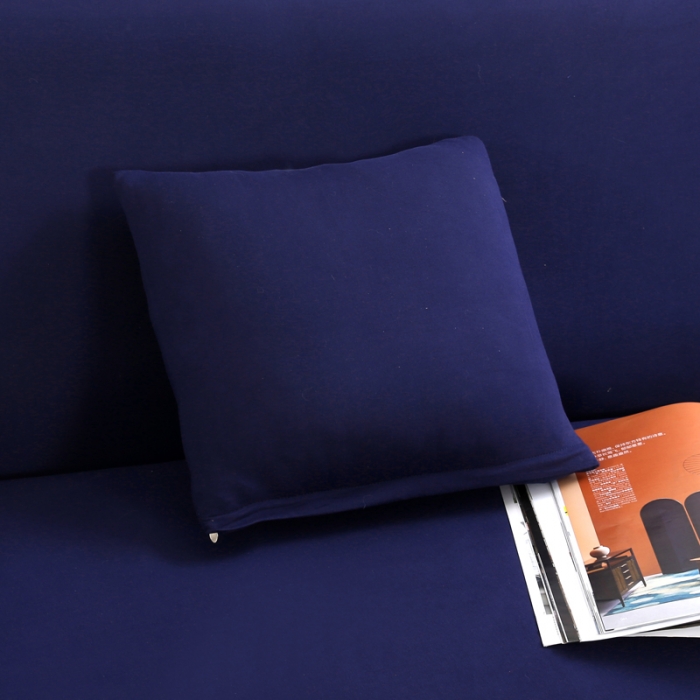 91家纺网 家纺一手货源 找家纺 兴妮雅家纺 2018新款纯色系列沙发套藏蓝