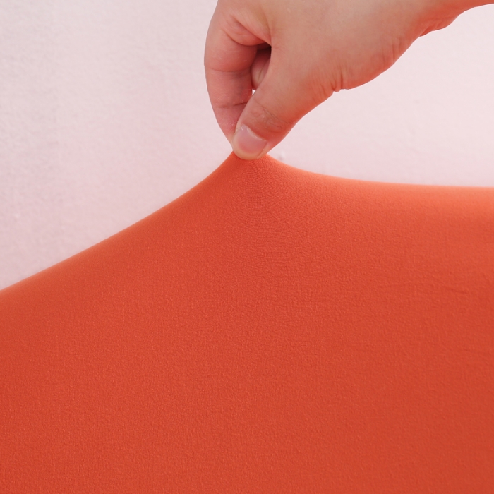 91家纺网 家纺一手货源 找家纺 兴妮雅家纺 2018新款纯色系列沙发套橘色