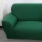 91家纺网 家纺一手货源 找家纺 兴妮雅家纺 2018新款纯色系列沙发套墨绿
