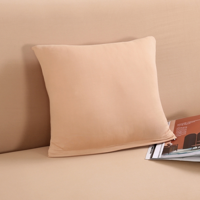 91家纺网 家纺一手货源 找家纺 兴妮雅家纺 2018新款纯色系列沙发套驼色