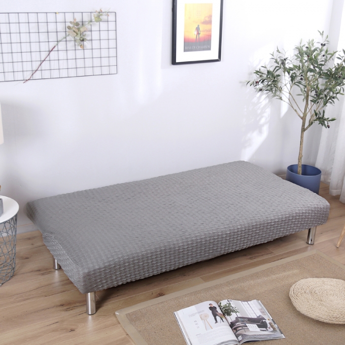 91家纺网 家纺一手货源 找家纺 兴妮雅家纺 2020新款提花牛奶丝沙发床 灰色