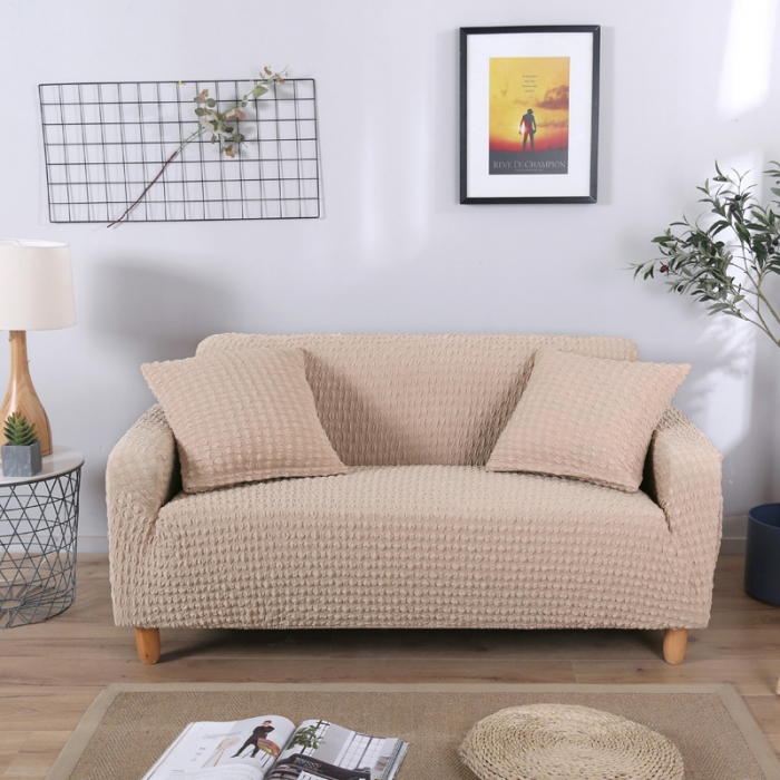 91家纺网 家纺一手货源 找家纺 （总）兴妮雅家纺 2020新款提花牛奶丝双人沙发