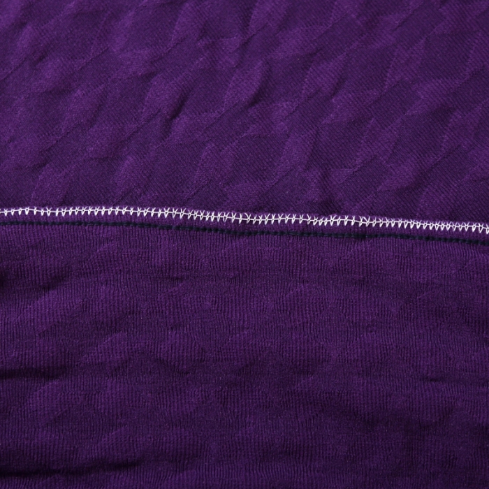 91家纺网 家纺一手货源 找家纺 兴妮雅家纺 2020新款提花牛奶丝沙发床 紫色