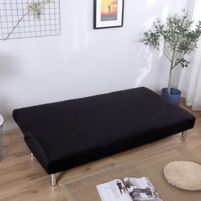 91家纺网 家纺一手货源 找家纺 兴妮雅家纺 2020新款提花牛奶丝沙发床 黑色