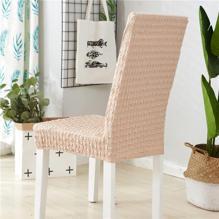 91家纺网 家纺一手货源 找家纺 兴妮雅家纺 2020新款提花牛奶丝椅子套 米色