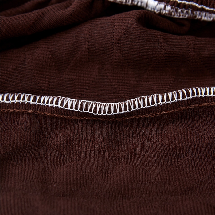 91家纺网 家纺一手货源 找家纺 兴妮雅家纺 2020新款提花牛奶丝椅子套 咖啡色