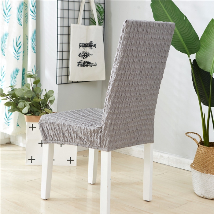 91家纺网 家纺一手货源 找家纺 兴妮雅家纺 2020新款提花牛奶丝椅子套 灰色