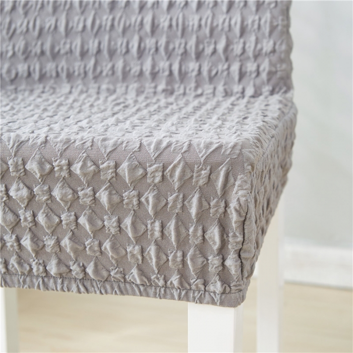 91家纺网 家纺一手货源 找家纺 兴妮雅家纺 2020新款提花牛奶丝椅子套 灰色