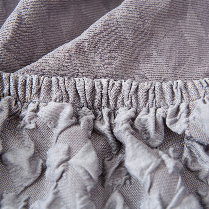 91家纺网 家纺一手货源 找家纺 兴妮雅家纺 2020新款提花牛奶丝椅子套 灰色