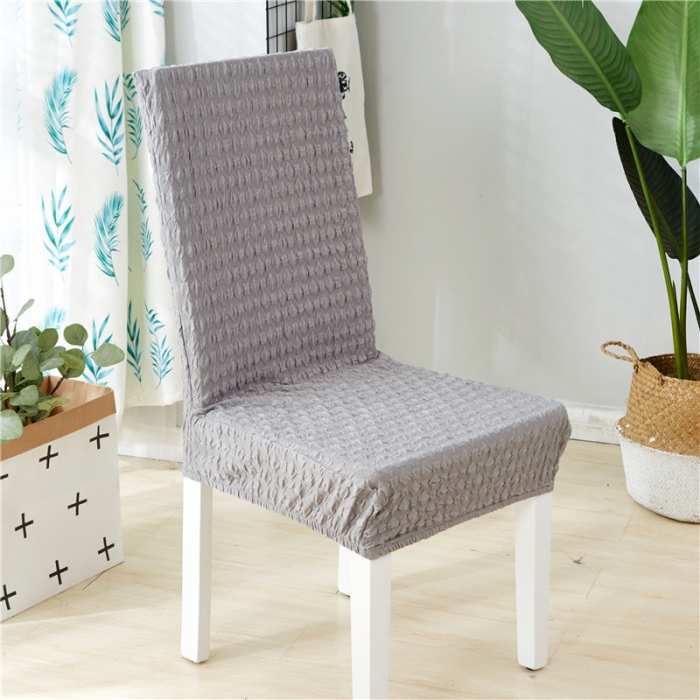 91家纺网 家纺一手货源 找家纺 兴妮雅家纺 2020新款提花牛奶丝椅子套 灰色