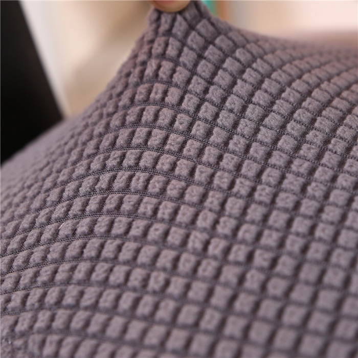 91家纺网 家纺一手货源 找家纺 兴妮雅  2020新款厚款分体椅套 玉米绒灰色