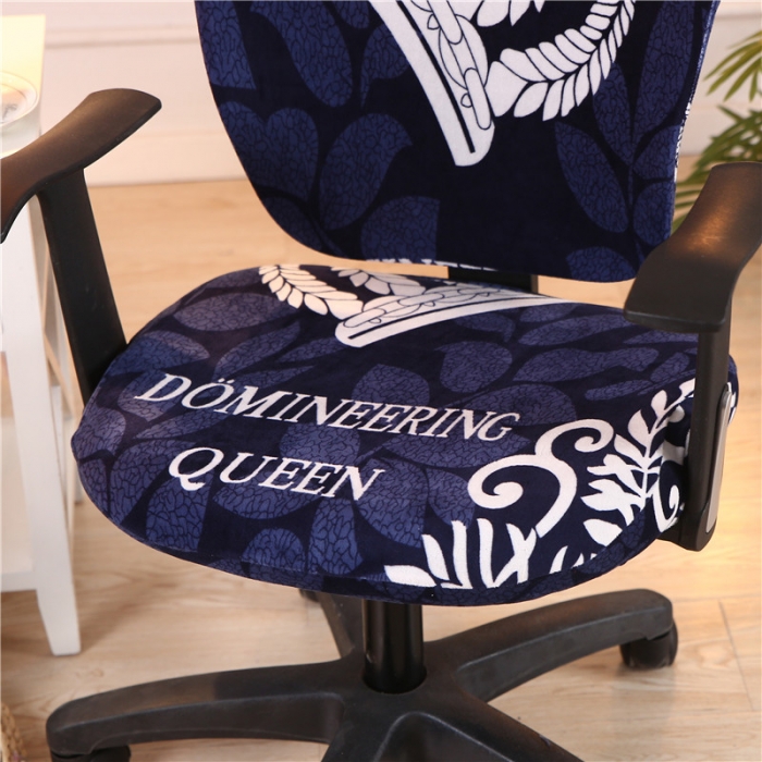 91家纺网 家纺一手货源 找家纺 兴妮雅  2020新款厚款分体椅套 绒布款皇冠