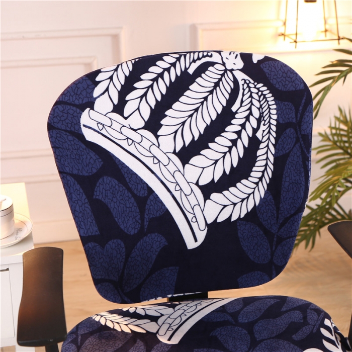 91家纺网 家纺一手货源 找家纺 兴妮雅  2020新款厚款分体椅套 绒布款皇冠