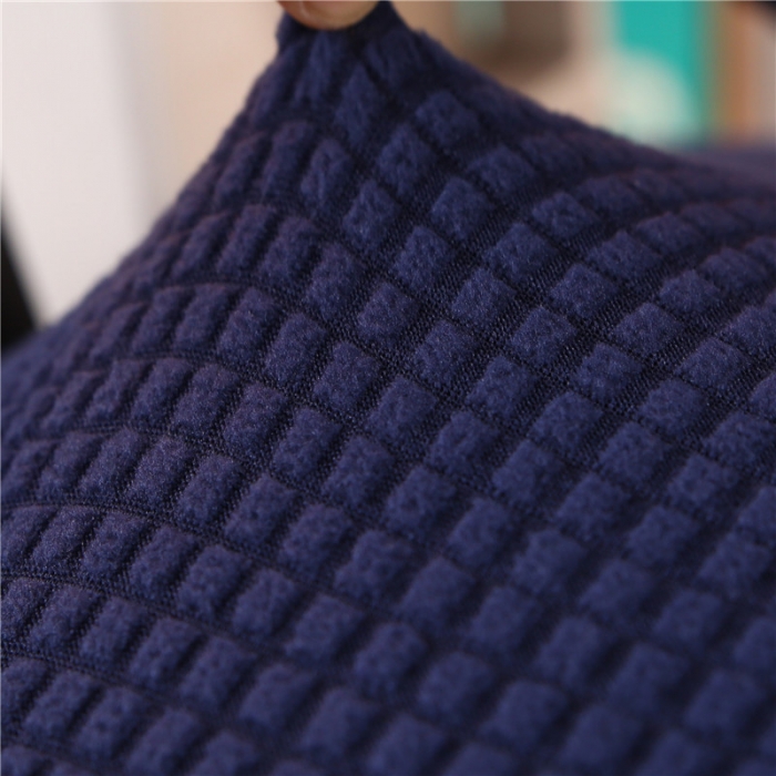 91家纺网 家纺一手货源 找家纺 兴妮雅  2020新款厚款分体椅套 玉米绒藏蓝