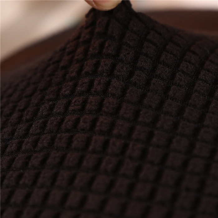 91家纺网 家纺一手货源 找家纺 兴妮雅  2020新款厚款分体椅套 玉米绒黑