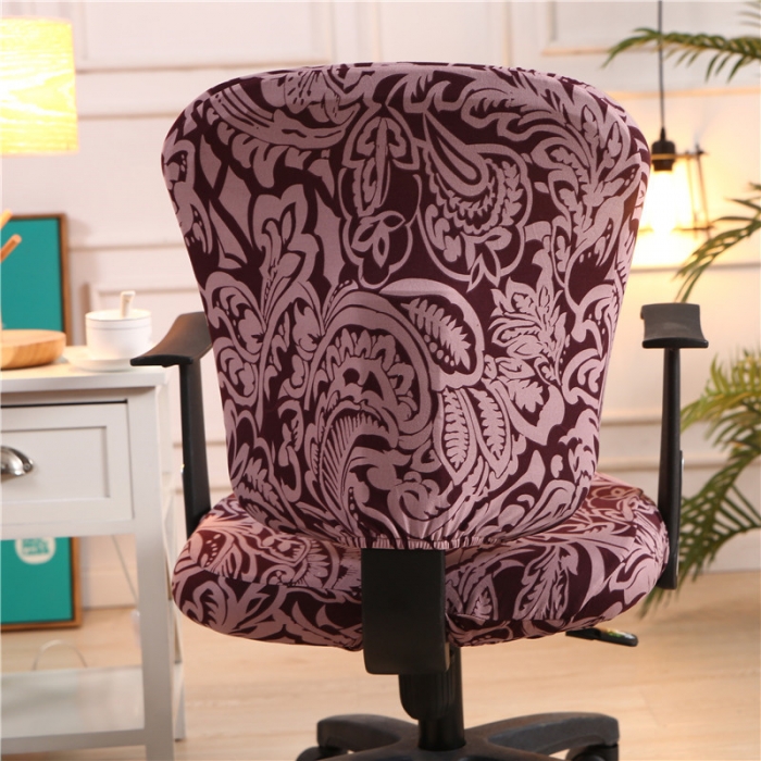 91家纺网 家纺一手货源 找家纺 兴妮雅  2020新款四季款分体椅套 凤尾豆沙