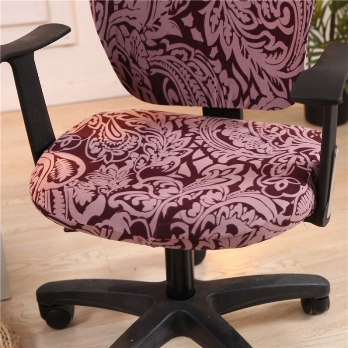 91家纺网 家纺一手货源 找家纺 兴妮雅  2020新款四季款分体椅套 凤尾豆沙