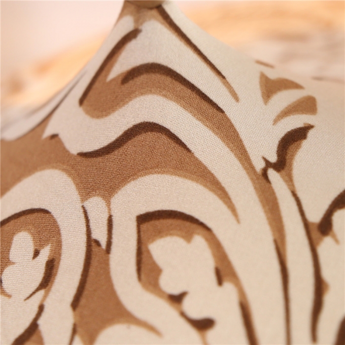 91家纺网 家纺一手货源 找家纺 兴妮雅  2020新款四季款分体椅套 凤尾咖