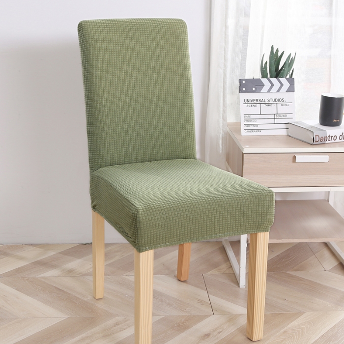 91家纺网 家纺一手货源 找家纺 兴妮雅家纺 2020新款华夫格椅子套系列 豆绿