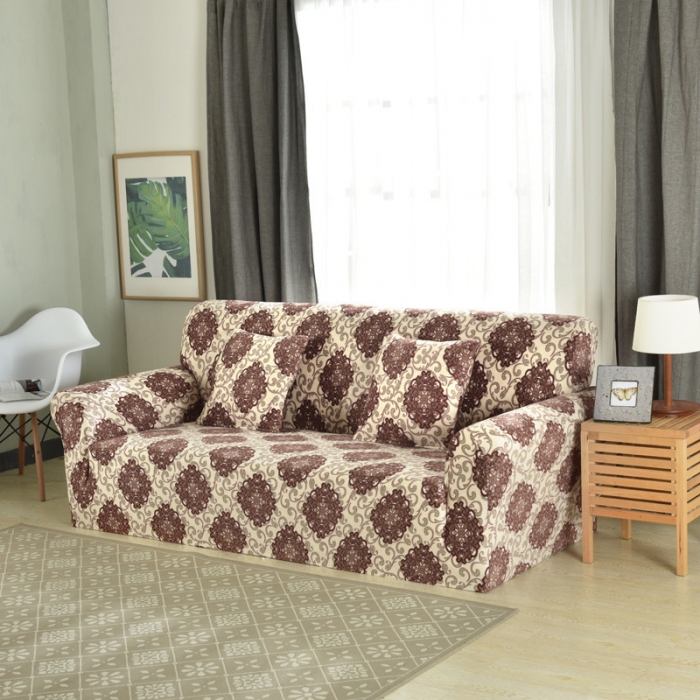 91家纺网 家纺一手货源 找家纺 兴妮雅  2020新款毛绒款沙发套 欢乐颂