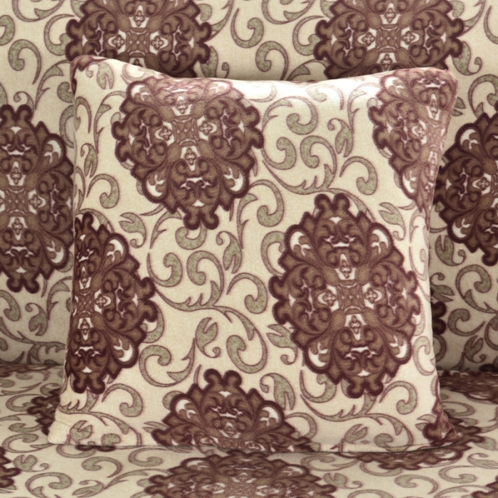 91家纺网 家纺一手货源 找家纺 兴妮雅  2020新款毛绒款沙发套 欢乐颂