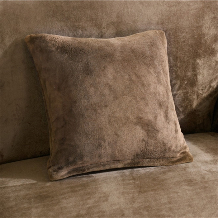 91家纺网 家纺一手货源 找家纺 兴妮雅  2020新款毛绒款沙发套 驼色