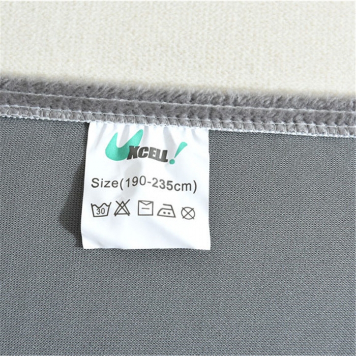 91家纺网 家纺一手货源 找家纺 兴妮雅  2020新款毛绒款沙发套 银灰