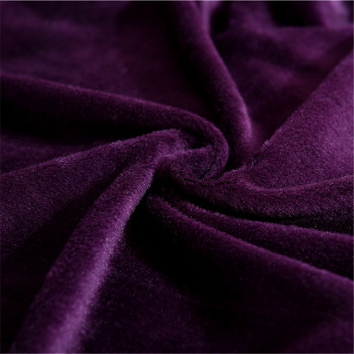 91家纺网 家纺一手货源 找家纺 兴妮雅  2020新款毛绒款沙发套 紫色