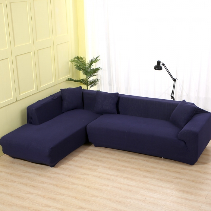 91家纺网 家纺一手货源 找家纺 兴妮雅 2020新款玉米绒沙发套 藏蓝