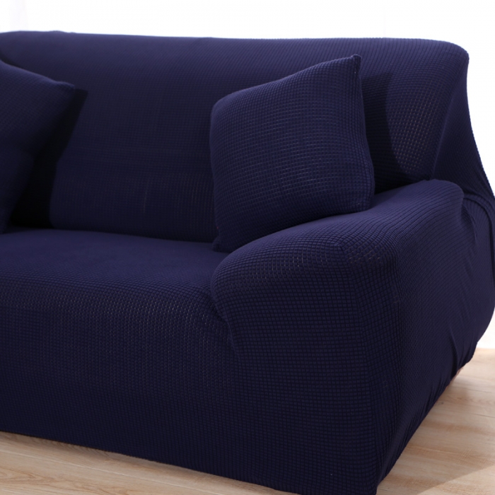 91家纺网 家纺一手货源 找家纺 兴妮雅 2020新款玉米绒沙发套 藏蓝