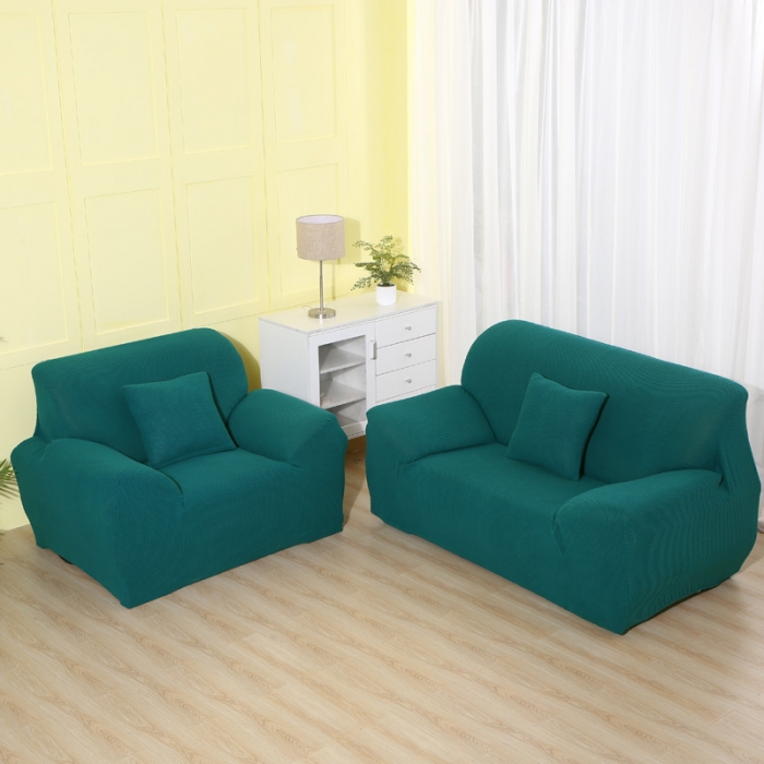 91家纺网 家纺一手货源 找家纺 兴妮雅 2020新款玉米绒沙发套 翡绿