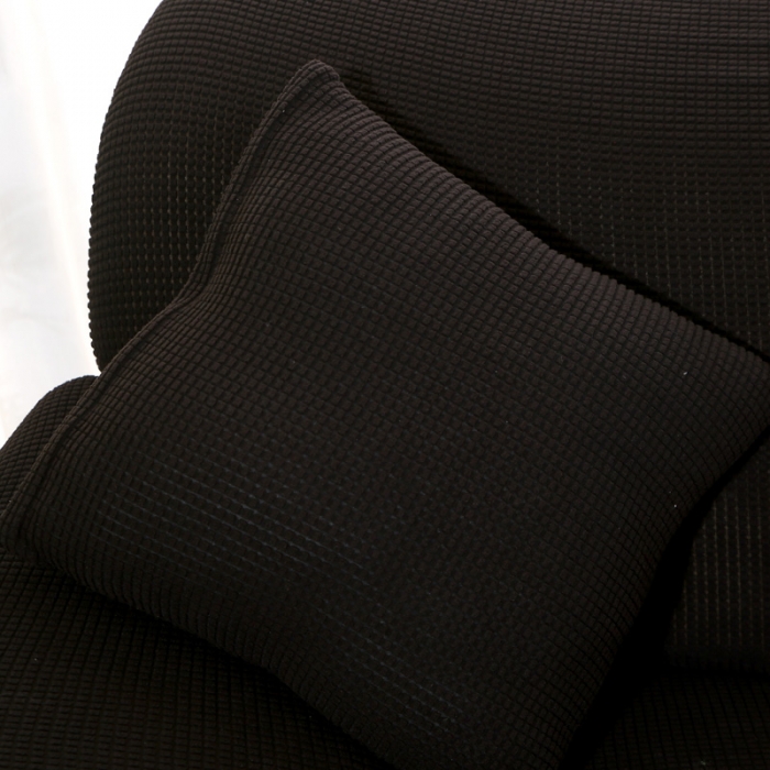 91家纺网 家纺一手货源 找家纺 兴妮雅 2020新款玉米绒沙发套 黑