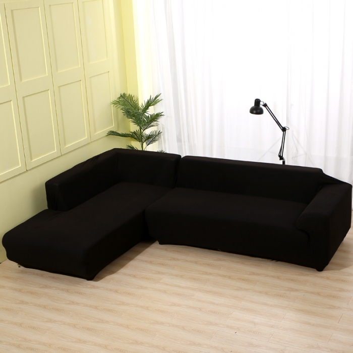 91家纺网 家纺一手货源 找家纺 兴妮雅 2020新款玉米绒沙发套 黑