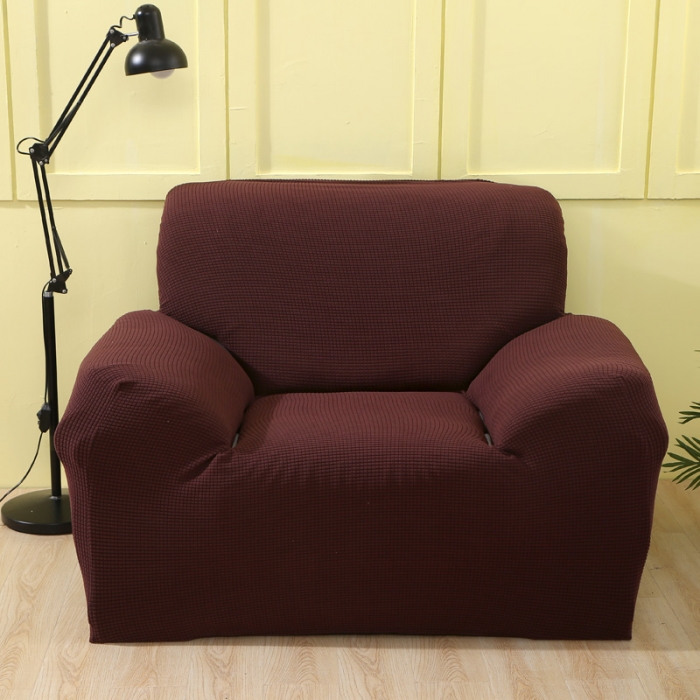 91家纺网 家纺一手货源 找家纺 兴妮雅 2020新款玉米绒沙发套 咖啡