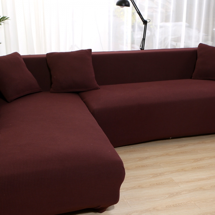 91家纺网 家纺一手货源 找家纺 兴妮雅 2020新款玉米绒沙发套 咖啡