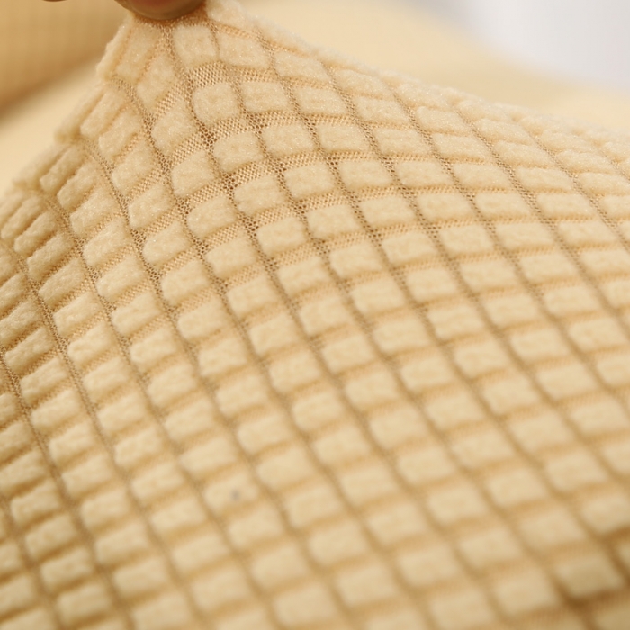 91家纺网 家纺一手货源 找家纺 兴妮雅 2020新款玉米绒沙发套 米色