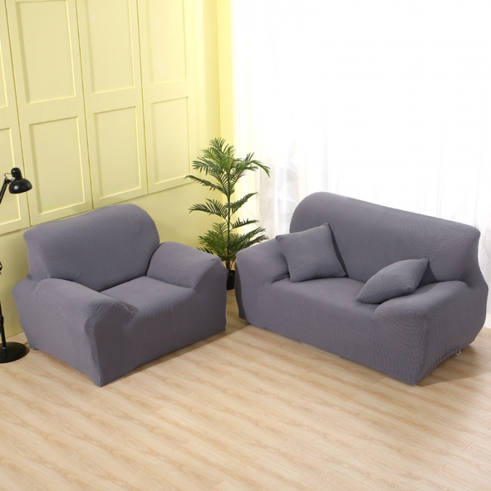 91家纺网 家纺一手货源 找家纺 兴妮雅 2020新款玉米绒沙发套 浅灰