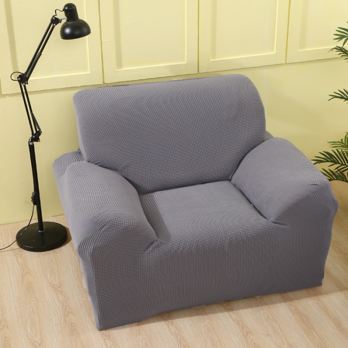 91家纺网 家纺一手货源 找家纺 兴妮雅 2020新款玉米绒沙发套 浅灰