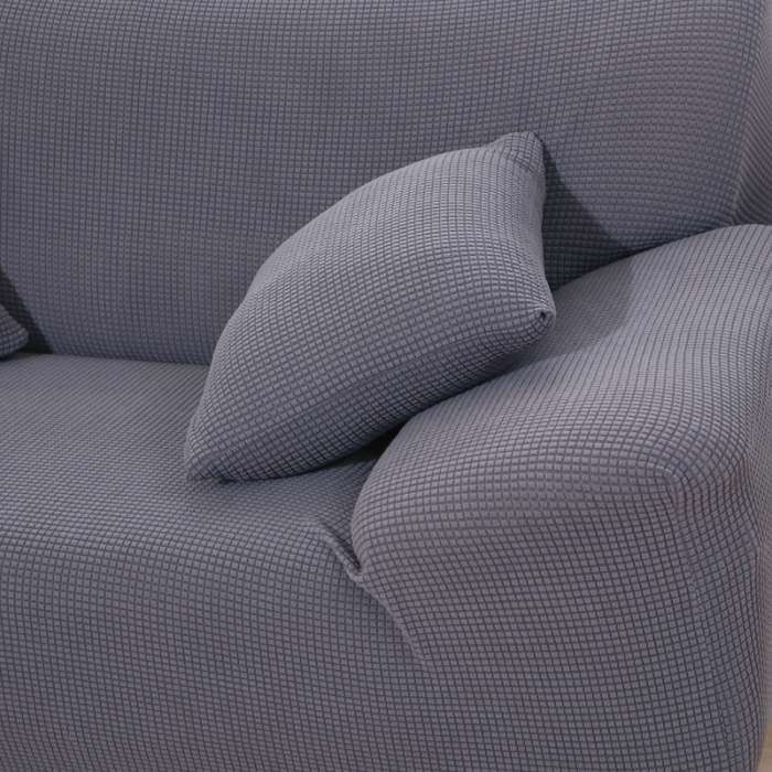 91家纺网 家纺一手货源 找家纺 兴妮雅 2020新款玉米绒沙发套 浅灰